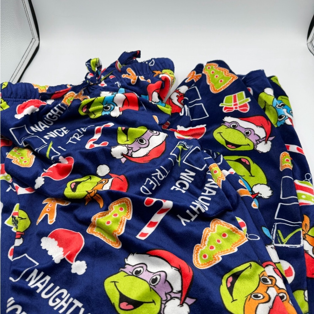 Nickelodeon Navy Blue Holiday Character Fleece Pajama Pants